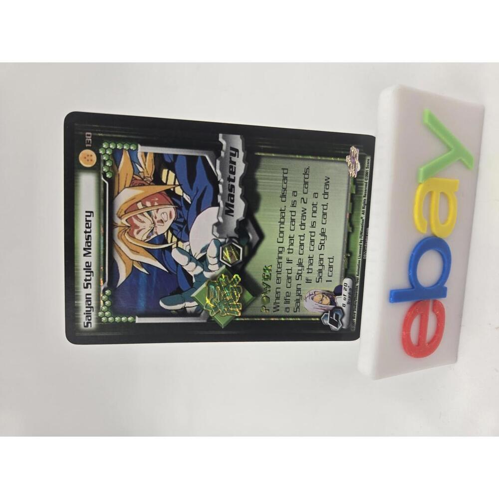 Saiyan Style Mastery #130 FOIL Trunks 2001 Score Dragon Ball Z DBZ CCG